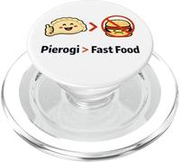 Pierogi Polish Dumpling Funny Food Lover Joke PopSockets PopGrip for MagSafe
