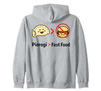 Pierogi Polish Dumpling Funny Food Lover Joke Zip Hoodie