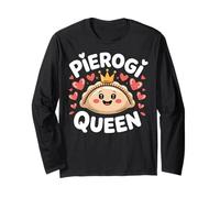 Pierogi Queen Cute Polish Dumpling Lover Women's Long Sleeve T-Shirt
