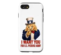 Pierogi USA Funny Vintage July 4th Independence Day Veteran Case for iPhone SE (2020) / 7/8