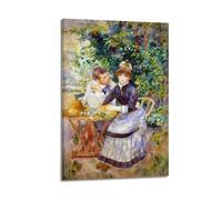 Pierre Auguste Renoir (27) Classic Aesthetic Poster Decorative Painting Canvas Wall Art Living Room Poster Bedroom PaintingFrame-style 24x36inch(60x90cm)