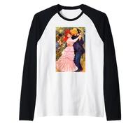 Pierre-Auguste Renoir Dance at Bougival Raglan Baseball Tee