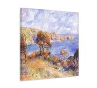 Pierre-Auguste Renoir Impressionism Painter Works《At Guernsey》Printed Posters Wall Art Picture Painting Canvas Prints Artworks Bedroom Living Room Decor 12x12inch(30x30cm)