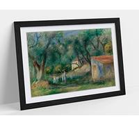 Pierre Auguste Renoir, Le Cannet Framed Wall Art Print Picture - A1 - Black Frame