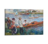 Pierre Auguste Renoir Printed Posters Oarsmen at Chatou Print Photo Art Painting Canvas Home Decorative Bedroom Modern Decors 24x36inch(60x90cm)