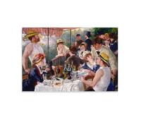Pierre-Auguste Renoir The Luncheon of The Boating Party Posters Wall Art Poster Scroll Canvas Painting Picture Living Room Decor Home 24x36inch(60x90cm)