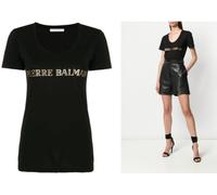 Pierre Balmain Iconic Cult Rock Logo Shirt T-Shirt Top Blouse 42 XL