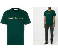 Pierre Balmain Mens Iconic Cult Logo Shirt Short Sleeve T-Shirt Top 46 S