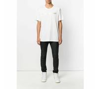 Pierre Balmain Men's Iconic Logoshirt Cult Off-White Logo Shirt T-Shirt Top 48 M