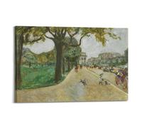 Pierre Bonnard Fine Artwork Poster Avenue Du Bois Picture Print Wall Art Canvas Artworks Room Aesthetic 08x12inch(20x30cm)