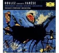 PIERRE BOULEZ/CSO - EDGAR VARESE-IONISATION/DESERTS/ARCANA/+ CD 4 TRACKS NEW