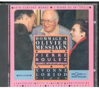 Pierre Boulez, Ensemble Intercontemporain - CD Hommage A Olivier Messiaen