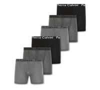 Pierre Calvini (6/12-Pack Mens Boxers with Elastic Waistband | Men's Button Fly Boxer Shorts in Stretch Fit Design | Breathable Mens Underwear Suitable for any Occasion | Mens Boxers Shorts Multipack