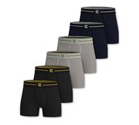 Pierre Calvini Bamboo Mens Boxers - Soft, Breathable & Anti Chafe Mens Underwear - Moisture Wicking Boxers for Men with Longer Leg & No Itchy Labels - Men's Boxer Shorts Multipack (3/6-Pack)