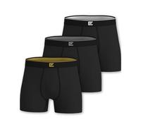 Pierre Calvini Bamboo Mens Boxers - Soft, Breathable & Anti Chafe Mens Underwear - Moisture Wicking Boxers for Men with Longer Leg & No Itchy Labels - Men's Boxer Shorts Multipack (3/6-Pack)