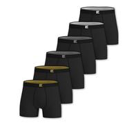 Pierre Calvini Bamboo Mens Boxers - Soft, Breathable & Anti Chafe Mens Underwear - Moisture Wicking Boxers for Men with Longer Leg & No Itchy Labels - Men's Boxer Shorts Multipack (3/6-Pack)