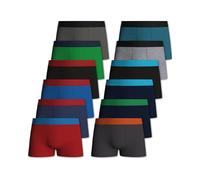Pierre Calvini Boys Boxers - Soft & Breathable Cotton Boys Boxer Shorts - Durable, Breathable & Anti-Chafing Cotton Boxer Shorts - Comfortable, Kids Boxers - 12 Pk - Mixed - Ages 5-6