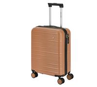 Pierre Cardin Arles Expandable Suitcase Hard Shell 4 Wheel Small Brown