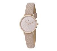 Pierre Cardin Belleville Pc Monogram WoMens Beige Watch CBV.1504 Leather - One Size