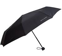 Pierre Cardin Black Designer Folding Umbrella, Strap On Handle