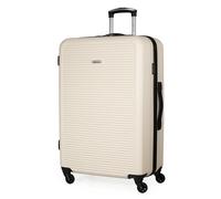Pierre Cardin Harley Ultra Strong ABS Luggage Hard Sided Travel Suitcase 4 Wheels - Large - 96 ltrs - ABS