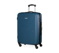 Pierre Cardin Hayley Ultra Strong ABS Luggage Hard Sided Travel Suitcase 4 Wheels in Teal | Size: Medium Pierre Cardin Teal Medium