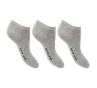Pierre Cardin - Ladies Trainer Liner Sports Socks | 3 Pairs | U.K. Size 4-7 | Ladies Active Socks (UK, Numeric, 4, 7, Regular, Regular, Grey)