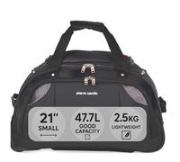 Pierre Cardin Lightweight Roller Holdall with Wheels - Small Duffle Bag Durable Stress Tested Wheels | Trolley & Grab Carry Options | Travel Wheeled Duffel Bags CL769 (Small 21")