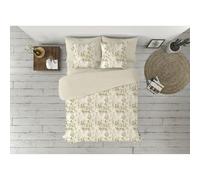 Pierre Cardin Lucia Brown Duvet Cover Set 180 Bed 3 Pieces