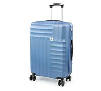 Soleil Wheeled Hard Sided Suitcase with TSA Approved Luggage Locks Pierre Cardin Blue Medium