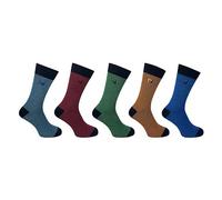 Pierre Cardin Men's Bamboo socks | 5 Pairs | U.K. Size 7-11 | Men's work socks, Everyday socks, Socks for Men, Comfort socks (Standard, Bright Feeder Stripe)