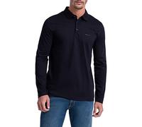Pierre Cardin Men's Long-Sleeved Polo Shirt Longsleeve, Navy, S