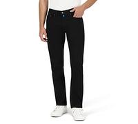 Pierre Cardin Men's Lyon Tapered Jeans, Black Raw, 32 W/30 L