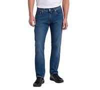Pierre Cardin Men's Lyon Tapered Jeans, Ocean Blue Stonewash, 34 W/30 L