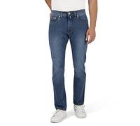 Pierre Cardin Men's Lyon Tapered Jeans, Ocean Blue Stonewash, 38 W/34 L