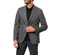 Pierre Cardin Men's Michel Futureflex Jacket Plain Jersey Blazer, Black/White, 46S