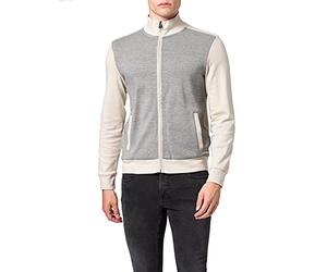 Pierre Cardin Men's Sweatjacke Sweatshirt, White, XXXL