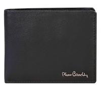 Pierre Cardin Men's Wallet, Black, Genuine Leather, Slim, RFID Protected, Minimalist, 3 Sections, 3 Pockets, Coin Pocket, Magnetic Closure, 9.5 x 12 cm, 200g