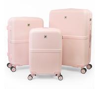 Pierre Cardin Monaco Premium Suitcases Luggage Hardshell 3pc Set -