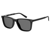 Pierre Cardin P.C. 6280/CS with Clip-on Men's Glasses, Black, Size 54