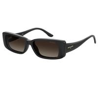 Pierre Cardin P.C. 8534/CS 807/LA Woman Sunglasses Acetate Black Brown Squared Polarized Shaded