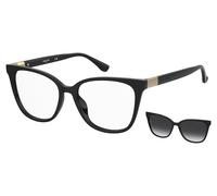 Pierre Cardin P.C. 8550/C with Clip-on Women's Glasses, Black, Size 54