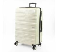 Pierre Cardin Provence Lightweight Luggage 8 Wheels TSA Locks Hardshell Suitcase in White | Size: Large Pierre Cardin White Large