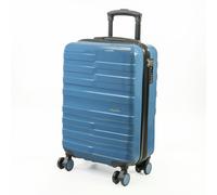 Pierre Cardin Provence Lightweight Luggage 8 Wheels TSA Locks Hardshell Suitcase in Blue | Size: Small Pierre Cardin Blue Small
