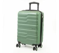 Pierre Cardin Provence Lightweight Luggage 8 Wheels TSA Locks Hardshell Suitcase in Green | Size: Small Pierre Cardin Green Small
