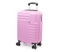 Pierre Cardin Small Cabin Carry On Suitcase, 22" Hard Pink Wheeled Luggage