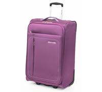 Pierre Cardin Soft Shell Wheeled Cabin Friendly Suitcase Lightweight Travel Luggage in Purple | Size: Small Pierre Cardin Purple Small