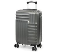 Pierre Cardin Soleil 22" Wheeled Carry On Hard Sided Cabin Suitcase TSA Luggage Grey in Charcoal | Size: Small Pierre Cardin Charcoal Small