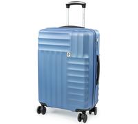 Soleil Wheeled Hard Sided Suitcase with TSA Approved Luggage Locks Pierre Cardin Blue Medium