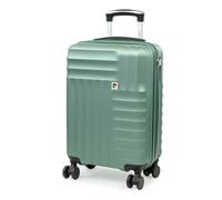 Pierre Cardin Soleil Cabin Green Hard Shell Suitcase 8 Wheels & Tsa Lock